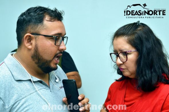 La licenciada Ana Delia Cartamán es coordinadora del Programa Nacional de Control del Sida (PRONASIDA). Participó del lanzamiento del “Proyecto Social Articulando Esfuerzos para la Respuesta al VIH – Sida”. (Foto: Diego Lozano para Ideas del Norte Consultora Publicitaria).