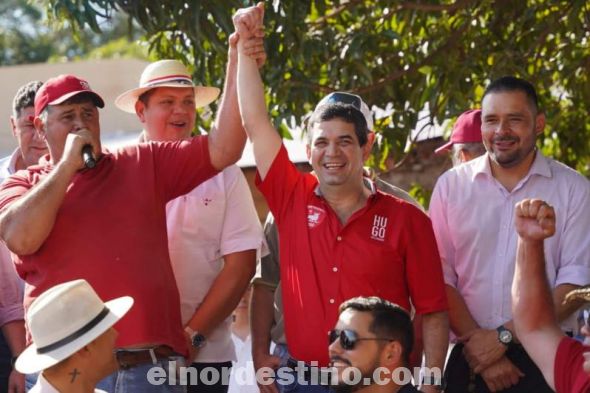 Hugo “Toro” Velázquez aseguró que el Partido Colorado volverá a dirigir los destinos del departamento de Amambay después de veinticinco años, con “Juancho” Acosta como gobernador. (Foto: Gentileza).