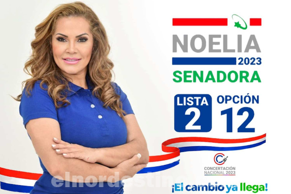 La Dra. Noelia Lista 2 Opción 12 para el Senado visitó Pedro Juan Caballero por invitación de la candidata a gobernadora Zulma Ycassatti y estuvo acompañada de cerca por otra activista social con mucha experiencia, la abogada Mirna Rodríguez. (Foto: Diego Lozano para Ideas del Norte Consultora Publicitaria).