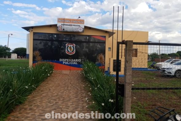 El Dispensario Médico Policial es un lugar al que acuden quienes padecen de enfermedades o problemas de salud leves. Está ubicado sobre la calle Panchito López esquina Manuel Vega Centurión de la fracción Santa Teresa del barrio Obrero. (Foto: Asesoría de Prensa de la UCP).