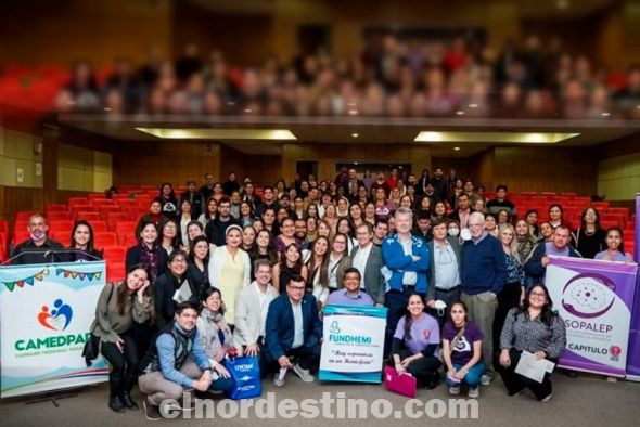 El Decano de Universidad Sudamericana sede Pedro Juan Caballero Dr. Esteban Encina participó como disertante en la Semana de la Epilepsia, organizada por la Liga Paraguaya de Lucha Contra la Epilepsia, Liga Internacional Contra la Epilepsia y el IBE). (Foto: Fanpage de Facebook de Universidad Sudamericana).