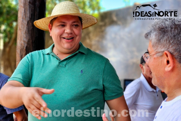 Juancho Acosta Ñande Amigo fue el eslogan de campaña del gobernador electo de Amambay. Juancho Acosta gobernador realizó una gran campaña, enmarcada por su muy buena gestión propiciando beneficios para Amambay. (Foto: Diego Lozano para Ideas del Norte Consultora Publicitaria).