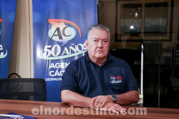 Licenciado Eliodoro Ramón Cáceres Peña, presidente de Agencia Cáceres. (Foto: Diario Abc Color).