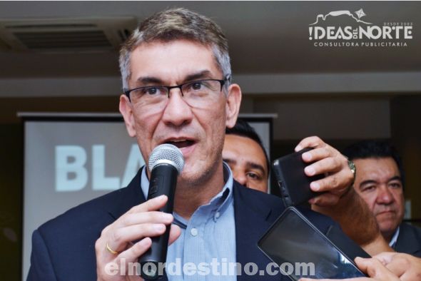 El gobernador de Amambay licenciado Ronald Enrique Acevedo Quevedo  indicó que tienen como objetivo que todos los ciudadanos tomen este compromiso como algo de ellos, ya que de eso dependerá el futuro de la frontera. (Foto: Diego Lozano para Ideas del Norte Consultora Publicitaria).