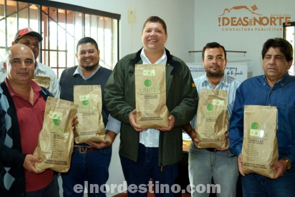 El diputado Juancho Acosta quiere ayudar a los pequeños agricultores para que el departamento de Amambay sea el que mayor producción familiar tenga en todo Paraguay. (Foto: Diego Lozano para Ideas del Norte Consultora Publicitaria).