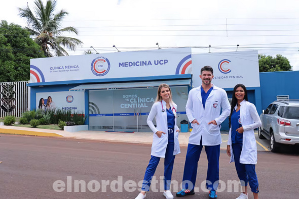 A partir del programa de Universidad Central del Paraguay, no sólo se brinda atención médica de excelencia en la frontera, sino que también se descomprime y oxigena el sistema público sanitario de la zona. (Foto: Gentileza).