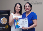 La Dra. Gloria Motta Caballero pormenorizó los alcances y la relevancia del proyecto rotariano. En su disertación compartió su experiencia profesional relativa a lo importante que son las salas inauguradas.