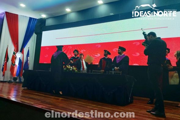 Claudio Galeno Nicon: Más de cien nuevos médicos egresados de la Universidad Central del Paraguay en Pedro Juan Caballero