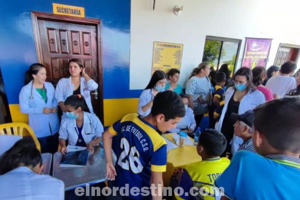 UCP en Acción: Club Sportivo Obrero favorecido por el proyecto de extensión universitaria con inspección médica preventiva