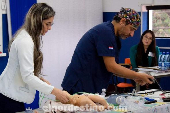 Curso de Reanimación Neonatal en Sala de Parto desarrollado en Universidad Sudamericana de Pedro Juan Caballero