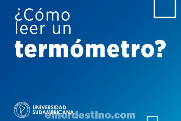 Universidad Sudamericana comparte cómo realizar una correcta lectura de la temperatura mediante el uso de un termómetro