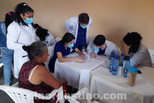 UCP en Acción: distrito de Zanja Pytã favorecido por el proyecto de extensión universitaria con atención médica básica