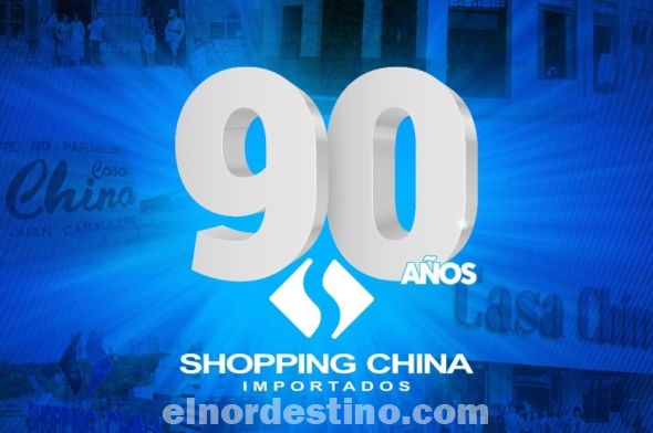 Shopping China cumple noventa años y el regalo es un voucher de mil dólares para realizar compras en una de sus tres tiendas