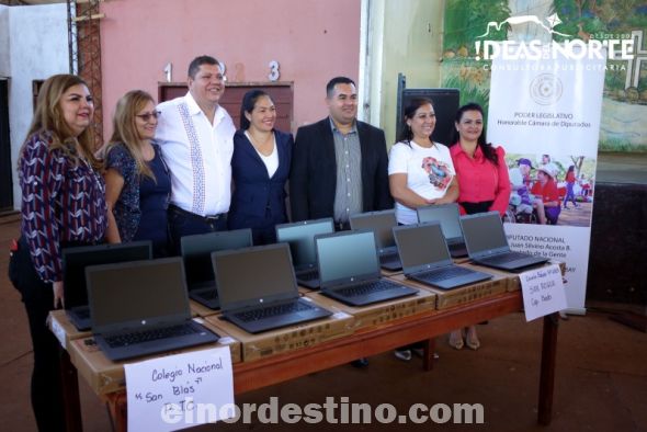 Compromiso Fuerte: Diputado Juancho Acosta promete que todas las escuelas de Amambay tendrán notebooks con internet
