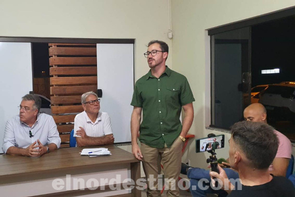 Ante medios fronterizos, intendente Campos toma compromiso de ampliar y mejorar la sede del Clube de Imprensa de Ponta Porã