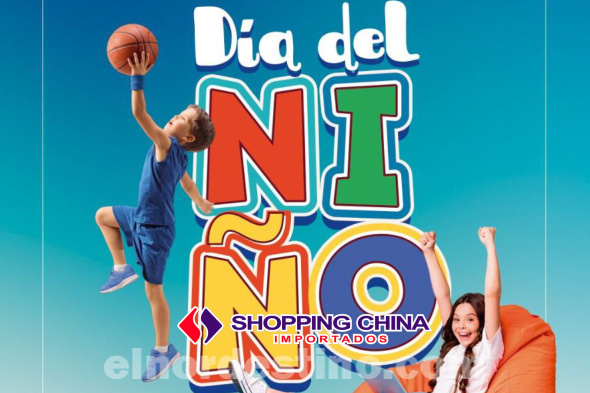 Promoción Especial “Día del Niño” con precios rebajados en Shopping China de Pedro Juan Caballero hasta el 16 de Agosto