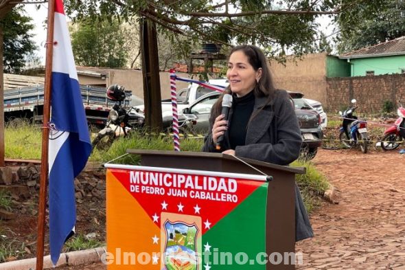 Municipalidad de Pedro Juan Caballero inaugura empedrado de calles en los barrios María Victoria, Obrero y Virgen de Caacupé