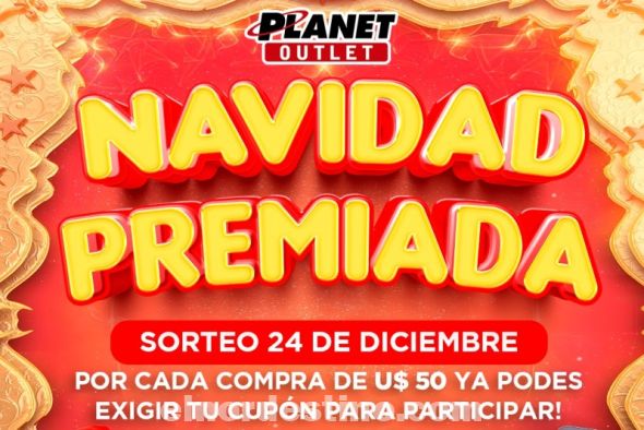 Promoción Especial Navidad Premiada con grandes descuentos en Planet Outlet de Pedro Juan Caballero hasta el 24 de Diciembre