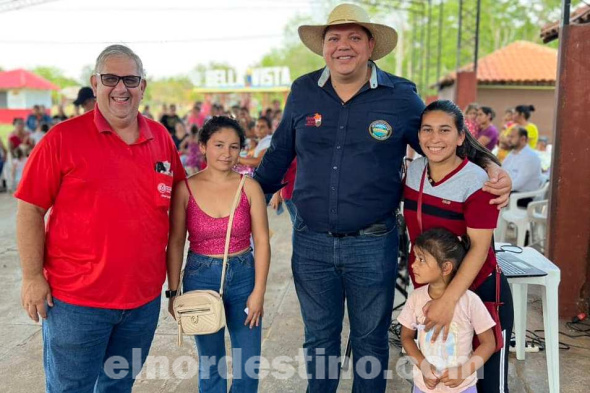 Gobernador Juancho Acosta lideró Jornada de Gobierno en Bella Vista Norte, demostrando su compromiso con Amambay