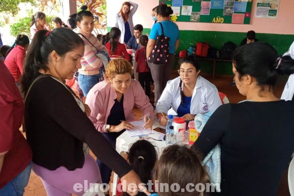 UCP en Acción: Escuela Braulio Mendoza Areco favorecida por el proyecto de extensión universitaria con atención médica básica