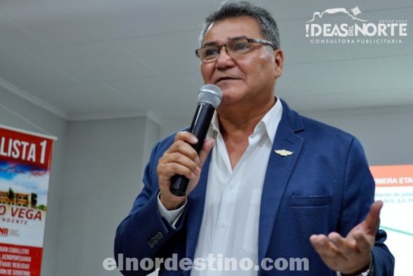 Julio Vega  presentó en la Cámara de Comercio un Plan Maestro Aeroportuario que conectará a Pedro Juan Caballero con el mundo
