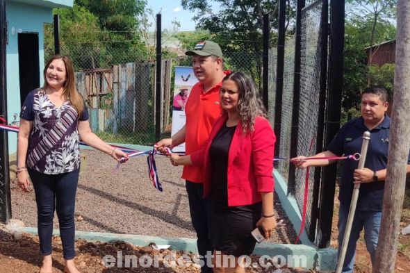 Agua de la Gente: Gracias a gestiones de Juancho Acosta INDERT inaugura dos sistemas de agua potable en Zanja Pytâ y Pedro Juan 