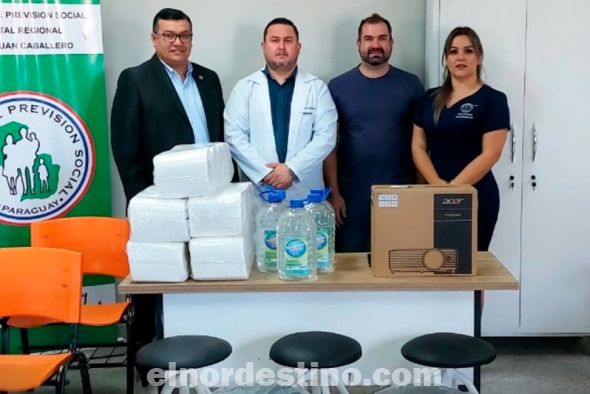Universidad Sudamericana realizó donación de muebles e insumos para el Hospital Regional del IPS de Pedro Juan Caballero