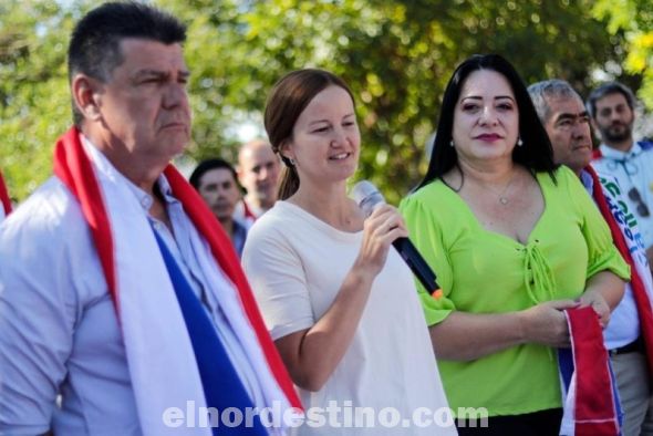 Alegre y Soledad visitaron Pedro Juan Caballero apoyando la candidatura de Zulma Ycassatti para Gobernadora de Amambay 