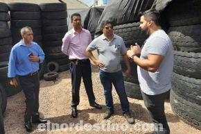 Municipalidad de Pedro Juan Caballero interviene en locales de acopio de neumáticos para prevenir Dengue, Zika y Chikungunya