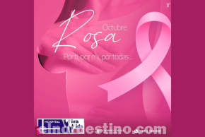 Hospital Viva adhiere a Octubre Rosa en el Día Internacional de la lucha y prevención contra el Cáncer de mama