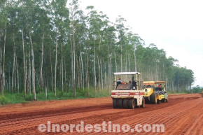Avanza la construcción del Corredor Norte, obra que mejorará la conectividad entre los departamentos de San Pedro y Concepción