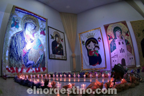 Inauguran exposición de imágenes de la Virgen del Perpetuo Socorro en Centro Cultural de la Gobernación de Amambay
