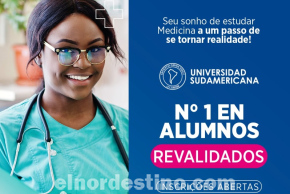 Siguen Inscripciones Abiertas para cursar la Carrera de Medicina en Universidad Sudamericana, líder en alumnos revalidados