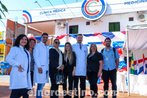 Inauguran moderna clínica escuela de Universidad Central del Paraguay en Minga Porã, departamento de Alto Paraná