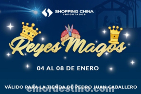 Los Reyes Magos ya llegaron a Shopping China de Pedro Juan Caballero y traen muchas ofertas para elegir el regalo perfecto