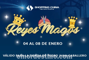 Los Reyes Magos ya llegaron a Shopping China de Pedro Juan Caballero y traen muchas ofertas para elegir el regalo perfecto
