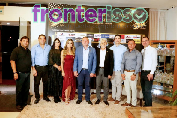 El nuevo presidente de la Cámara de Industria, Comercio, Turismo y Servicio de Pedro Juan Caballero es el señor Pedro Ivo De Mauro E Brito, que fue presentado junto a la nueva Comisión Directiva en la Cena Show por los 36 años de vida institucional. (Foto: CICTS de PJC).