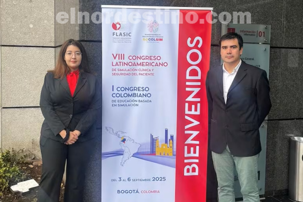 Mediante una minuta presentada por el presidente licenciado Cristian Franco Candado, la estudiante de la Carrera de Medicina en UNISUD Jennifer Guadalupe Villalba Villalba fue reconocida por la Junta Departamental de Amambay. (Foto: Diego Lozano para Ideas del Norte Consultora Publicitaria).