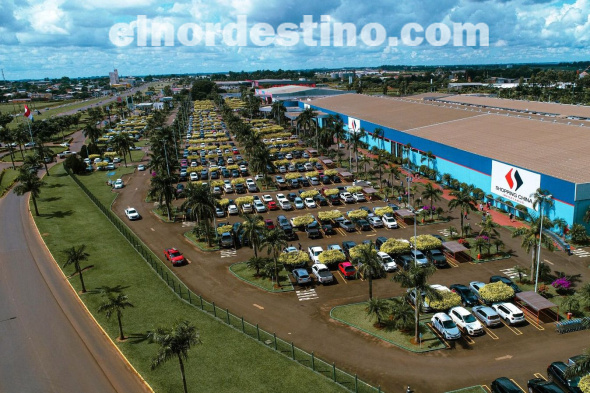 Shopping China Importados fue distinguida en los FrontierAwards 2025 con el premio a BestBorderDowntownRetaileroftheYear, considerado el “Oscar” de la industria duty free. (Foto: Gacetilla de prensa de Shopping China Importados de Pedro Juan Caballero).