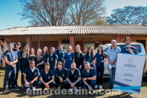 Se realizaron controles prenatales, atención en clínica médica, vacunaciones, estudios como PAP, además de talleres sobre alimentación saludable y entrega de frutas, buscando mejorar la calidad de vida y promover hábitos saludables. (Foto: Gacetilla de Prensa de UNISUD).
