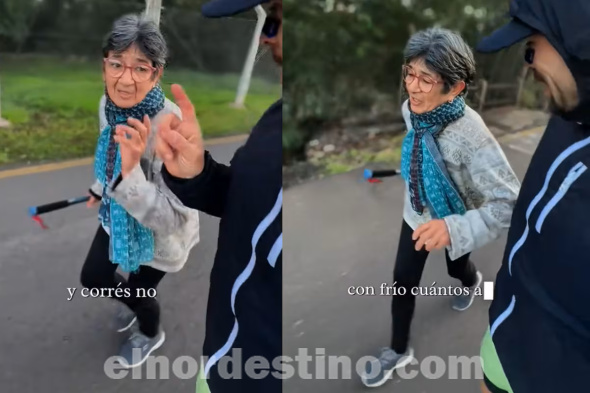 La historia de Gloria se viralizó y sumó una gran cantidad de comentarios favorables con el propósito de incentivarla. Un ejemplo superador para quienes más excusas que ganas. Una demostración de resiliencia de una persona de la tercera edad. (Foto: Captura de Pantalla).