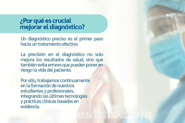 Nueva Universidad Sudamericana brinda una capacitación continua, incorporando a sus programas educativos las mejores prácticas y avances en diagnóstico. A su vez utiliza herramientas y tecnología de vanguardia para apoyar un diagnóstico preciso. (Flyer: Gacetilla de Prensa de Nueva Universidad Sudamericana).