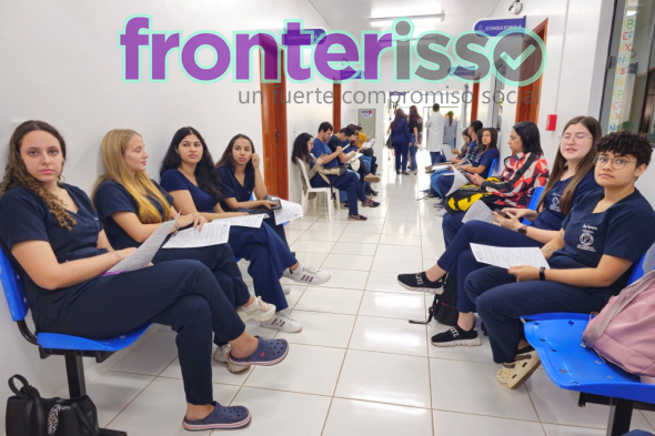 La Clínica Universitaria de UNISUD en la ciudad de Pedro Juan Caballero fue el lugar de convocatoria y desarrollo de actividades. Año tras año la organización roza la excelencia, con la mejor predisposición de propios y ajenos. (Foto: Archivo de Diego Lozano).