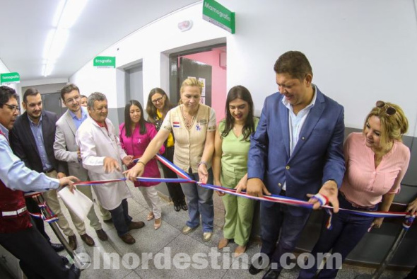 Mejor ministra del Paraguay habilitó importantes obras y servicios en hospitales Regional y  Juan Pablo II de Pedro Juan Caballero