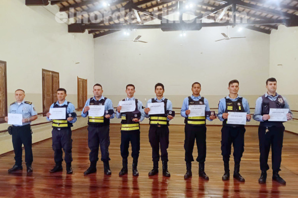 Terminó la capacitación y entregan certificados a nuevos agentes de la Policía Municipal de Tránsito de Pedro Juan Caballero 