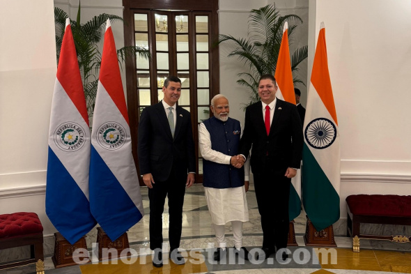 Sin Precedentes: gobernador de Amambay Juancho Acosta es la primera autoridad nacida en Pedro Juan Caballero que visita India