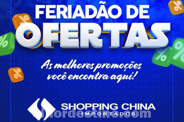 Promociones especiales durante el Feriado de Ofertas en Shopping China Importados en Pedro Juan Caballero hasta el domingo 3
