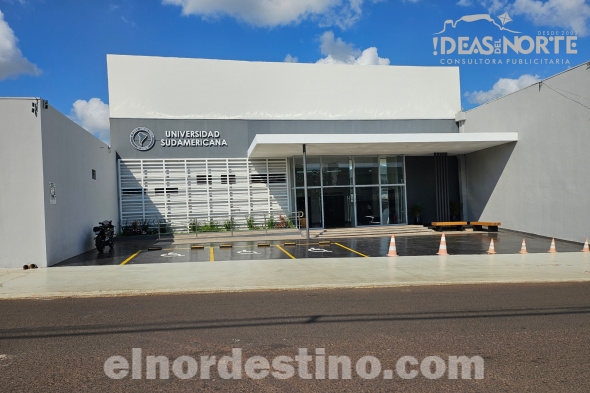 En Pedro Juan Caballero, Universidad Sudamericana renueva sus instalaciones y fachada para mayor comodidad de estudiantes