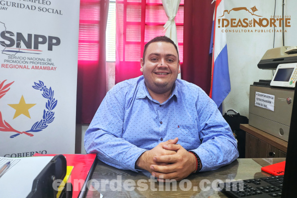 Directiva e Instructores: Aires de renovación en la Regional Amambay del Servicio Nacional de Promoción Profesional