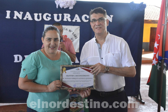 Comunidad educativa de Pedro Juan Caballero agradecida al intendente Acevedo por importantes obras con recursos propios